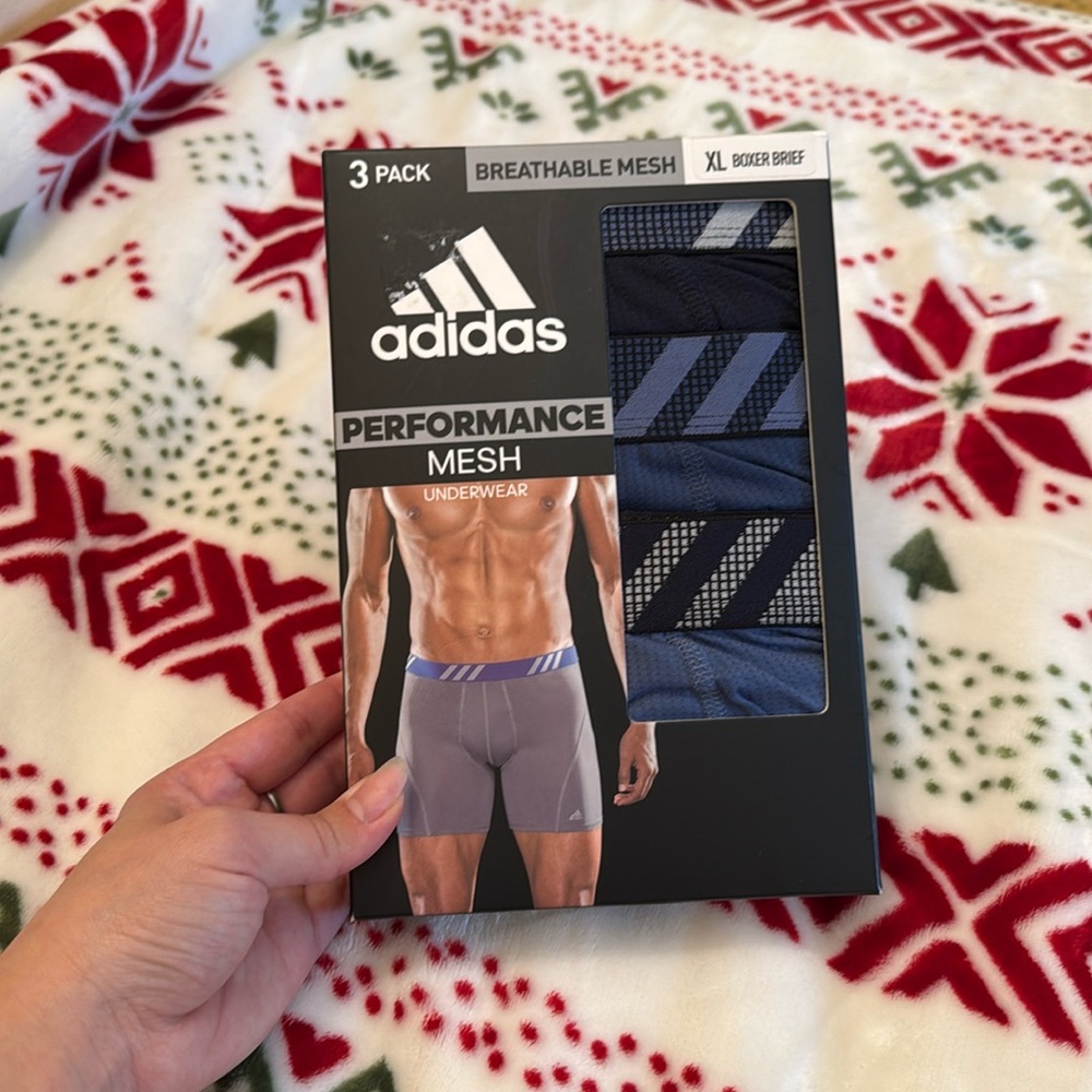NWT adidas men’s performance mesh underwear